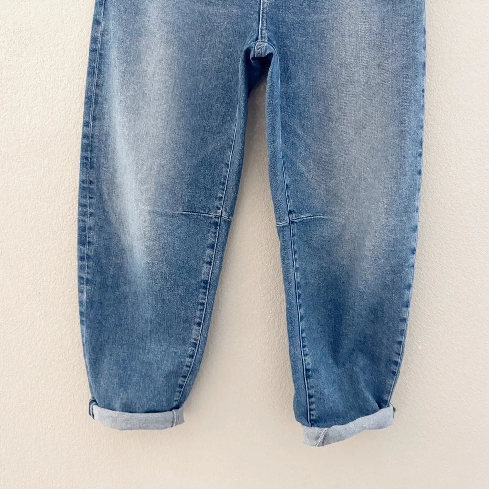 Paige Alexis Barrel Jeans 29 Ryland Denim Blue Casual Minimalist Classic Trendy - Picture 11 of 16